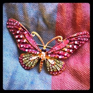Butterfly brooch
